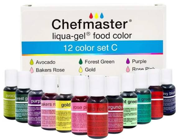 12 Colour Cake Decorating Kit