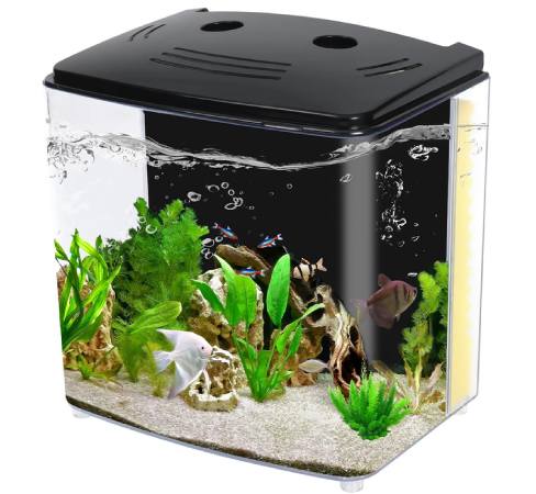 Aquaneat Fish Tank, 1.2 Gallon Aquarium