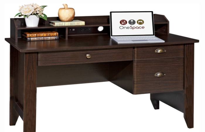 Ease Products Executive Desk with Hutch and USB