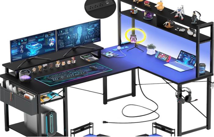 Homieasy L Shaped Computer Desk