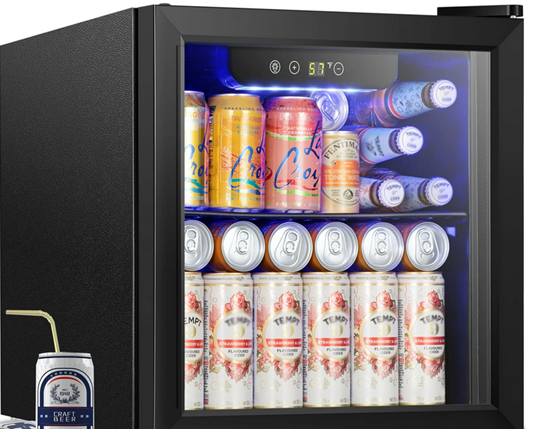 LHRIVER 1.3 Cu.ft Beverage Refrigerator Cooler