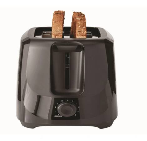 Mainstays 2-Slice Toaster with 6 Shade Settings and Removable Crumb Tray, Black