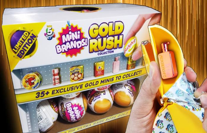 Mini Brands Ultimate Gold Rush Playset Case