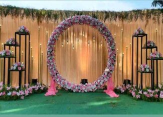 Low Budget Wedding Stage Decoration