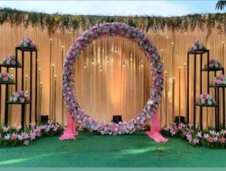 Low Budget Wedding Stage Decoration